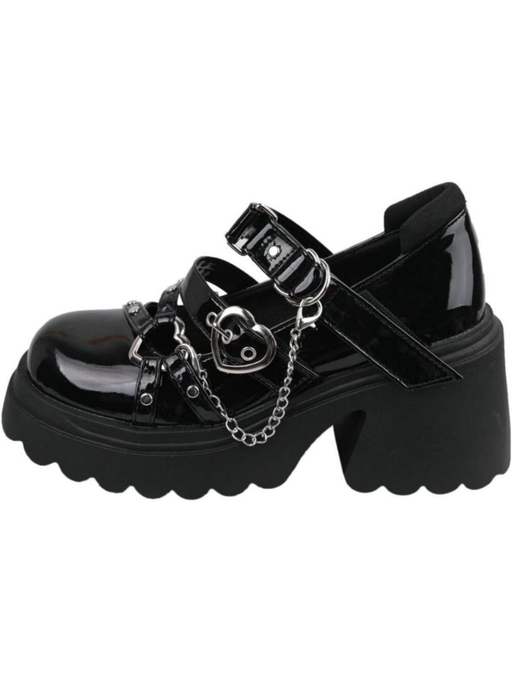 Gothic Platform Mary Janes - Chunky Heel Pumps for Stylish Women’s Fashion